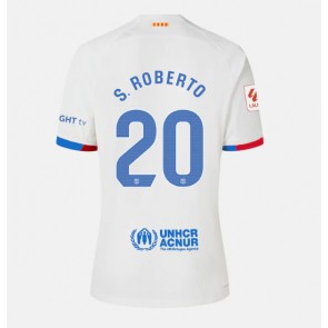 Lacne Ženy Futbalové dres Barcelona Sergi Roberto #20 2023-24 Krátky Rukáv - Preč